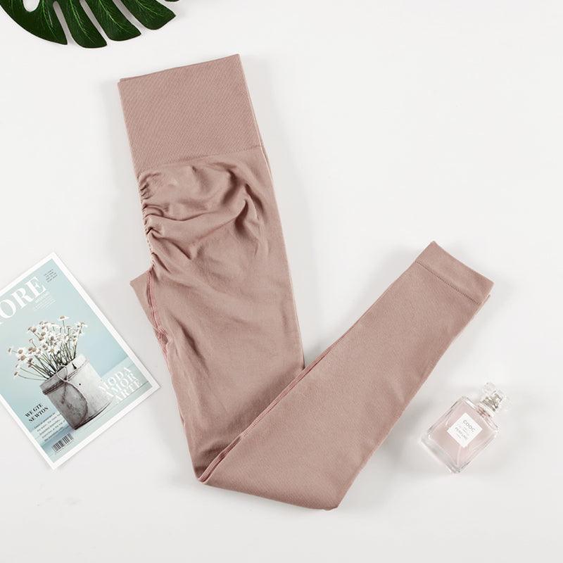 Seamless High-Waist Shaping Yoga Pants for Gym and Fitness