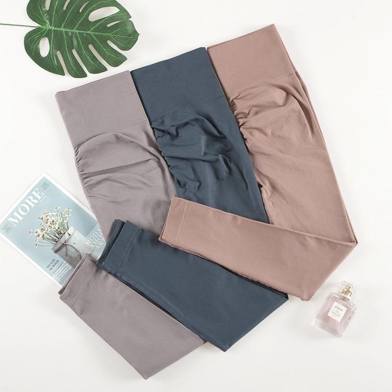 Seamless High-Waist Shaping Yoga Pants for Gym and Fitness