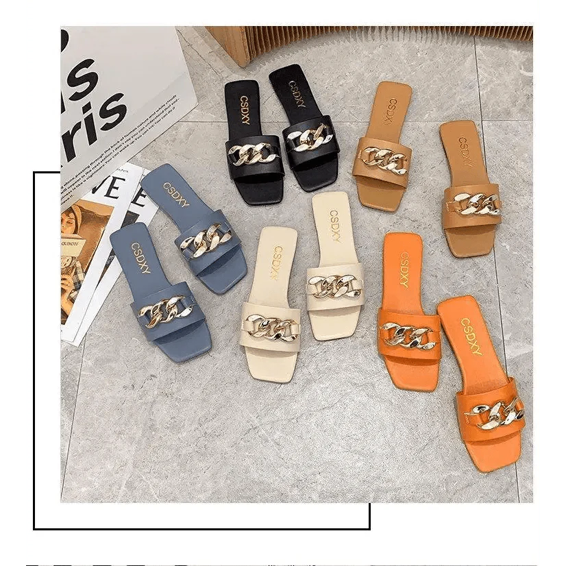 Women's Comfortable Summer Flip Flop Sandals - Casual Slip-On