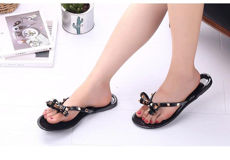 Women's Comfortable Flat Thong Sandals Casual Beach Slides