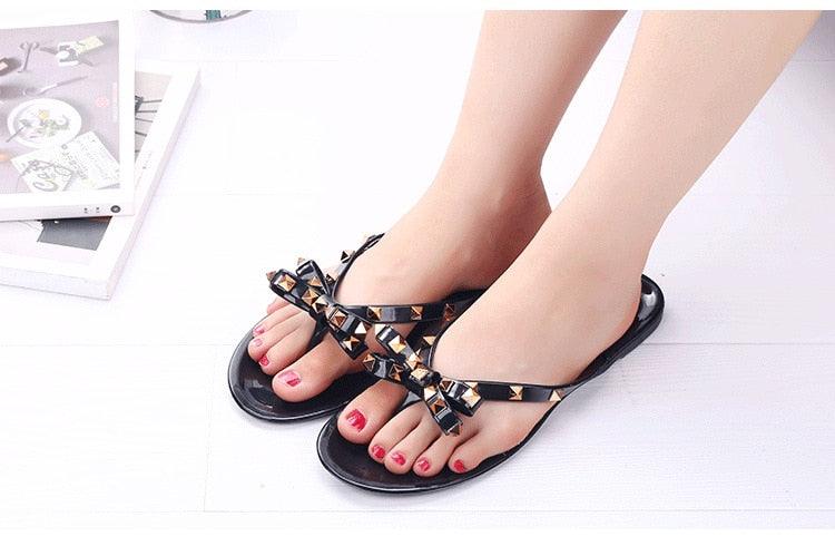 Women's Comfortable Flat Thong Sandals Casual Beach Slides