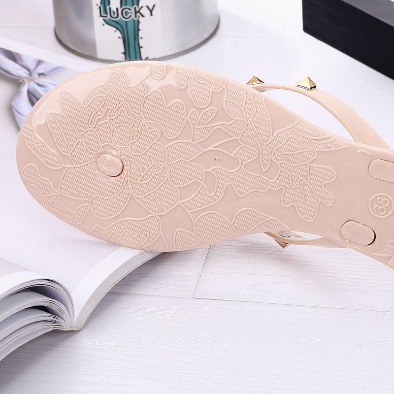 Women's Comfortable Flat Thong Sandals Casual Beach Slides