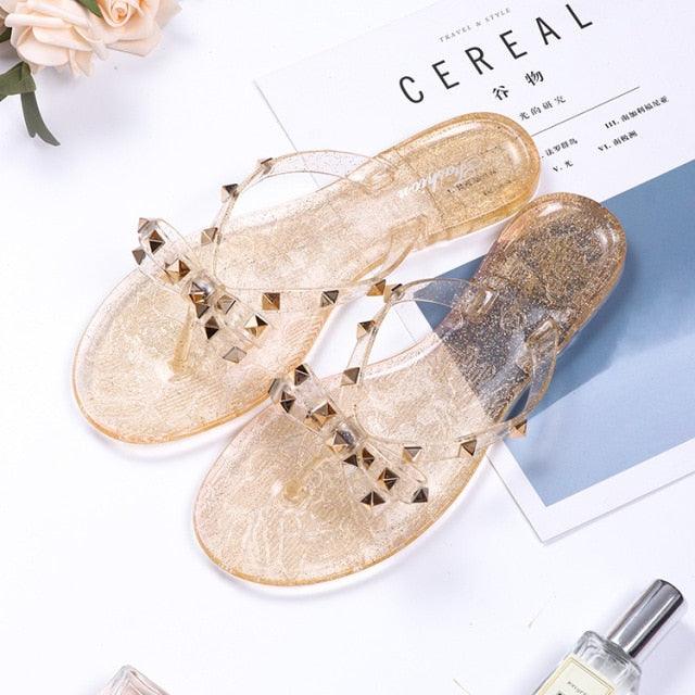 Women's Comfortable Flat Thong Sandals Casual Beach Slides