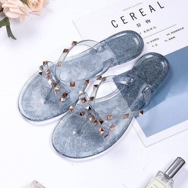 Women's Comfortable Flat Thong Sandals Casual Beach Slides