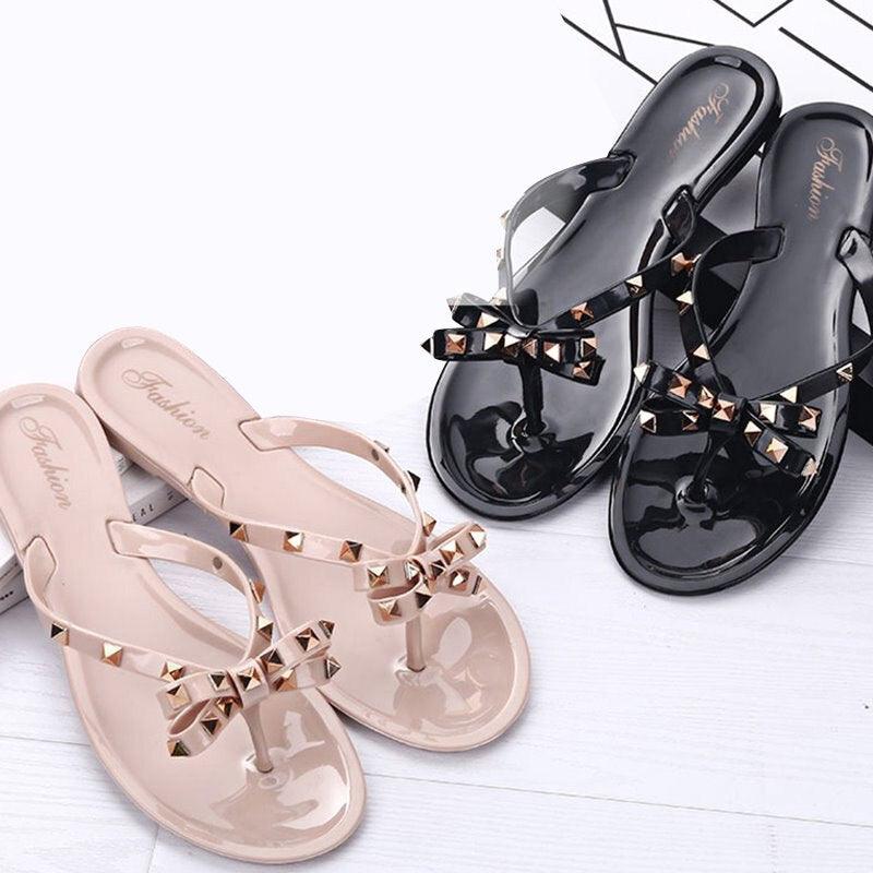Women's Comfortable Flat Thong Sandals Casual Beach Slides