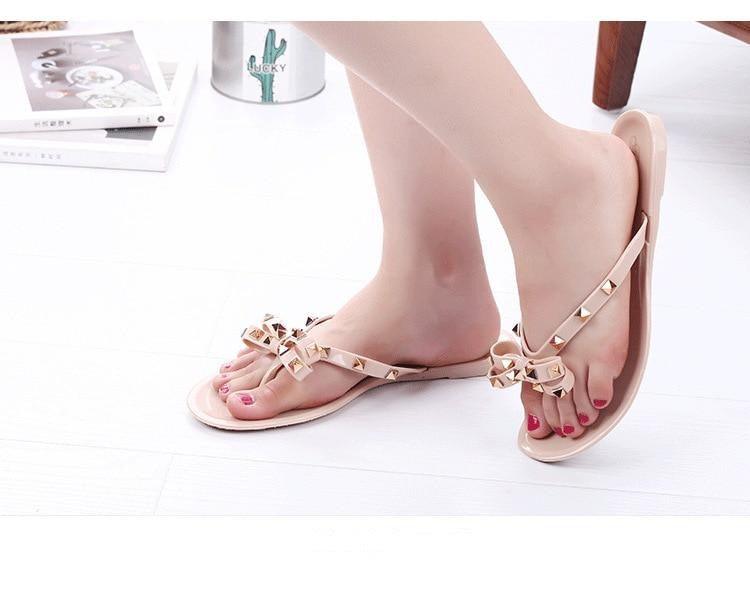 Women's Comfortable Flat Thong Sandals Casual Beach Slides