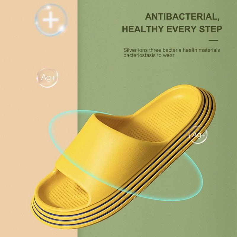 Unisex Ergonomic Cloud Slides - Non-Slip Quick-Drying Beach Sandals