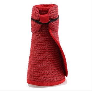 Foldable Wide Brim Sun Visor Hat for Women - UV Protection Beach Hat