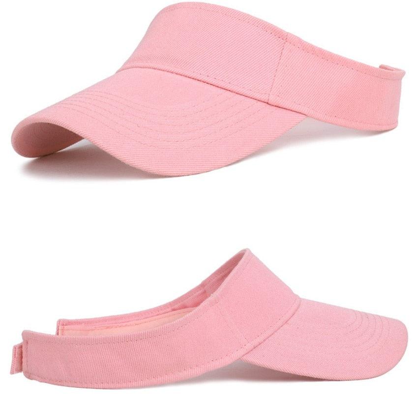 Women's Elegant Sun Visor Hat – Lightweight Packable UV Beach Hat