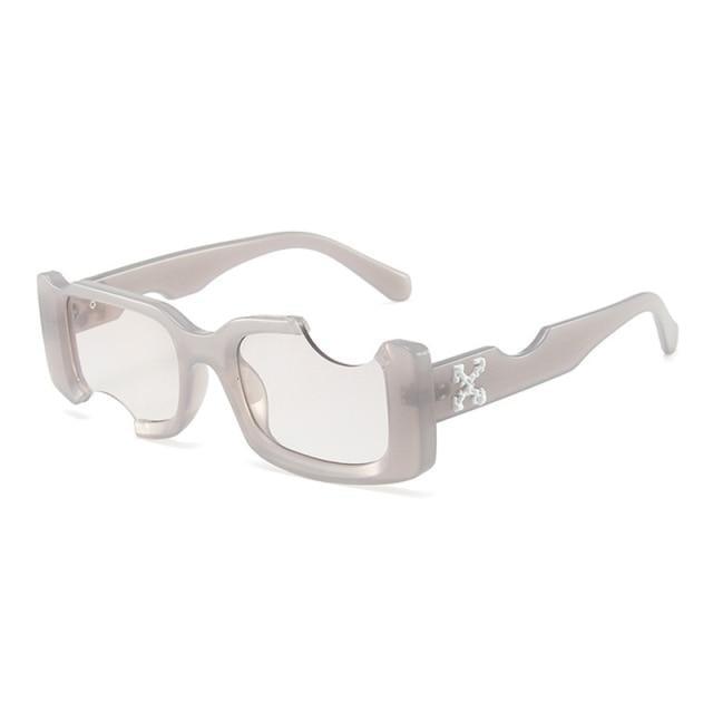 Vintage rectangle sunglasses with polarized lenses
