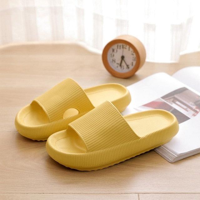 Women's Thick Platform EVA Slide Sandals Open Toe Soft Home Slippers
