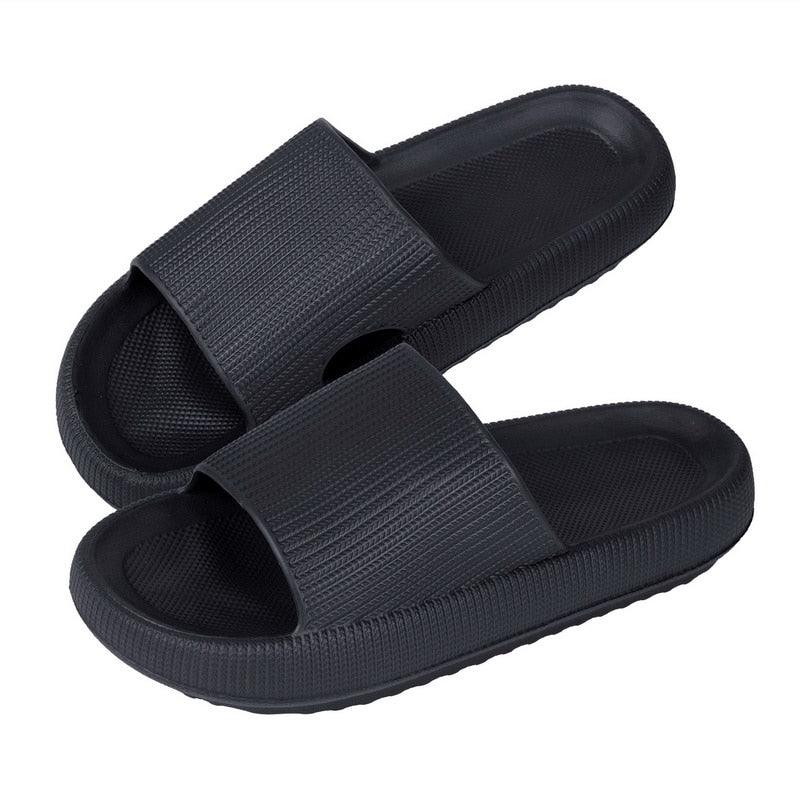 Women's Thick Platform EVA Slide Sandals Open Toe Soft Home Slippers
