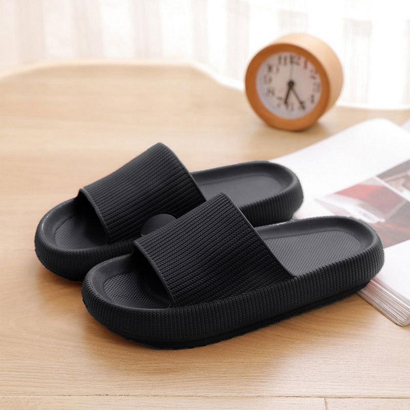 Women's Thick Platform EVA Slide Sandals Open Toe Soft Home Slippers