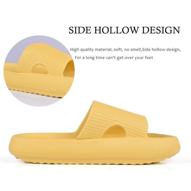 Women's Thick Platform EVA Slide Sandals Open Toe Soft Home Slippers