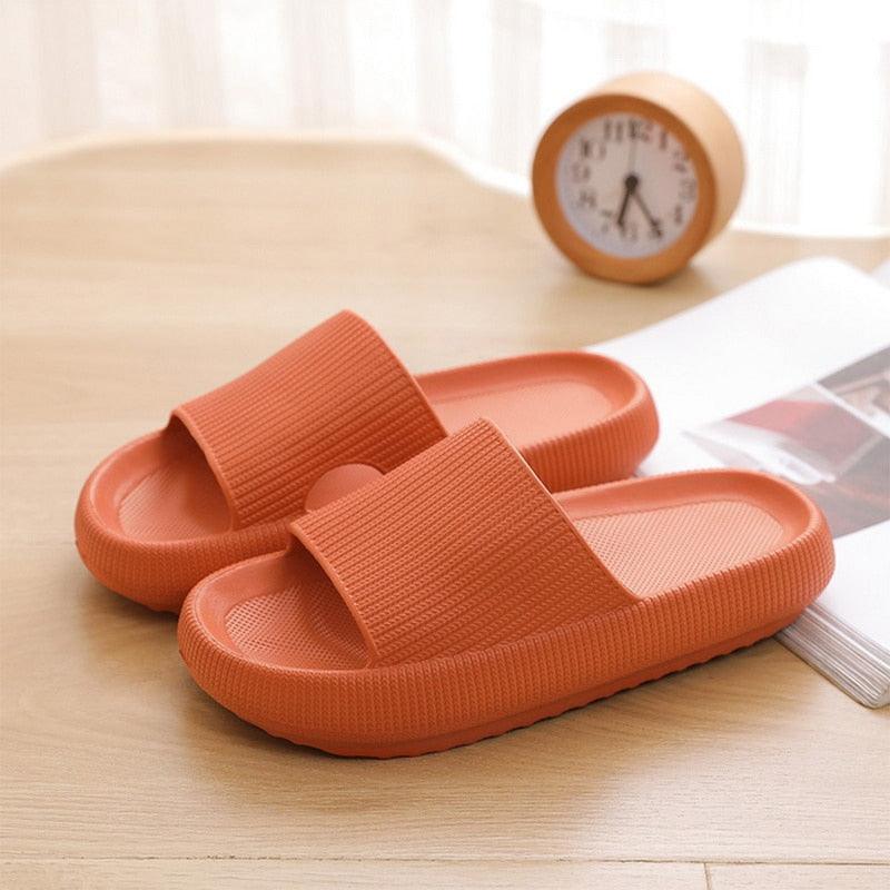 Women's Thick Platform EVA Slide Sandals Open Toe Soft Home Slippers