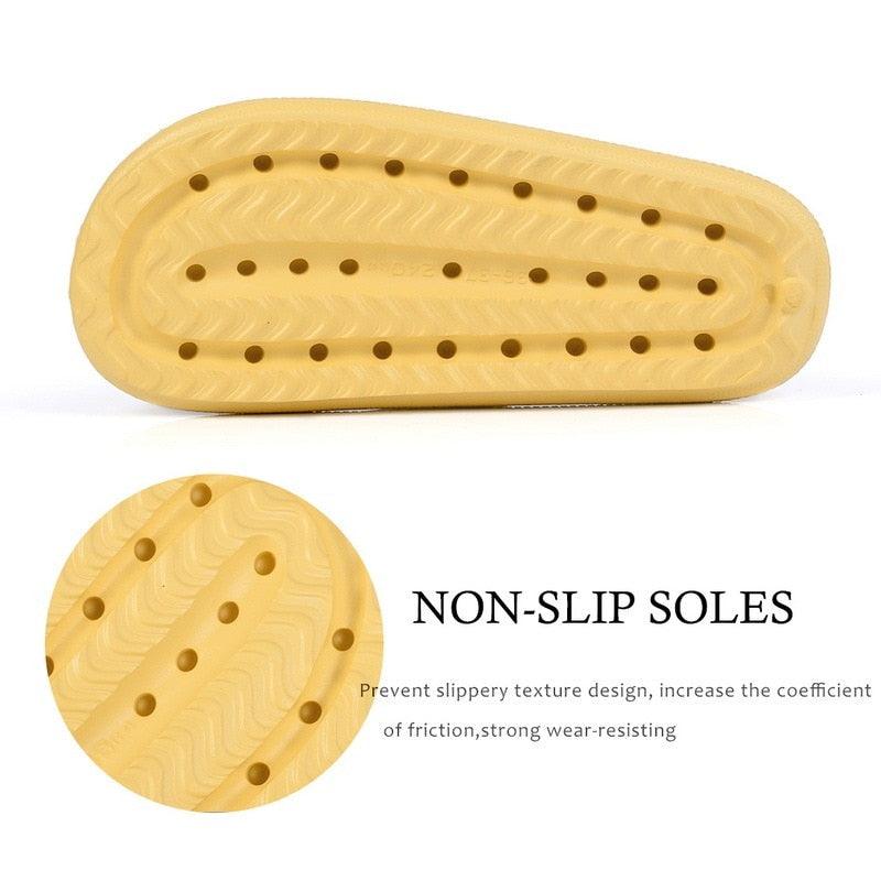 Women's Thick Platform EVA Slide Sandals Open Toe Soft Home Slippers