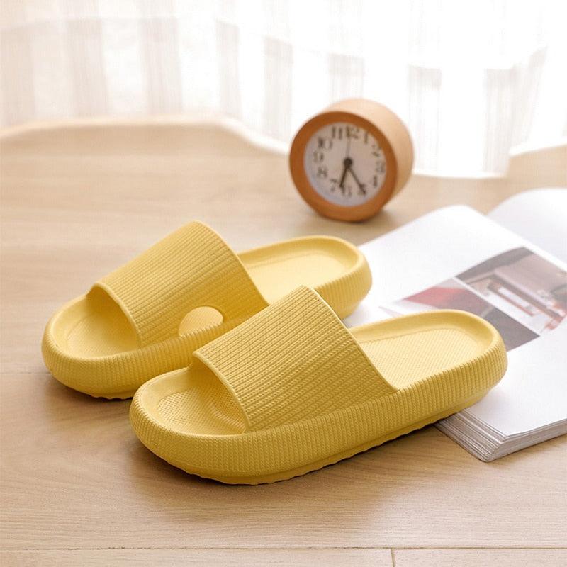 Women's Thick Platform EVA Slide Sandals Open Toe Soft Home Slippers