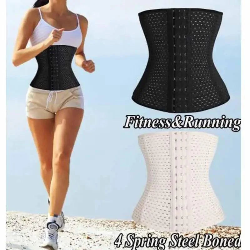 Women's Waist Cincher Shapewear Slimming Belt with Spiral Boning