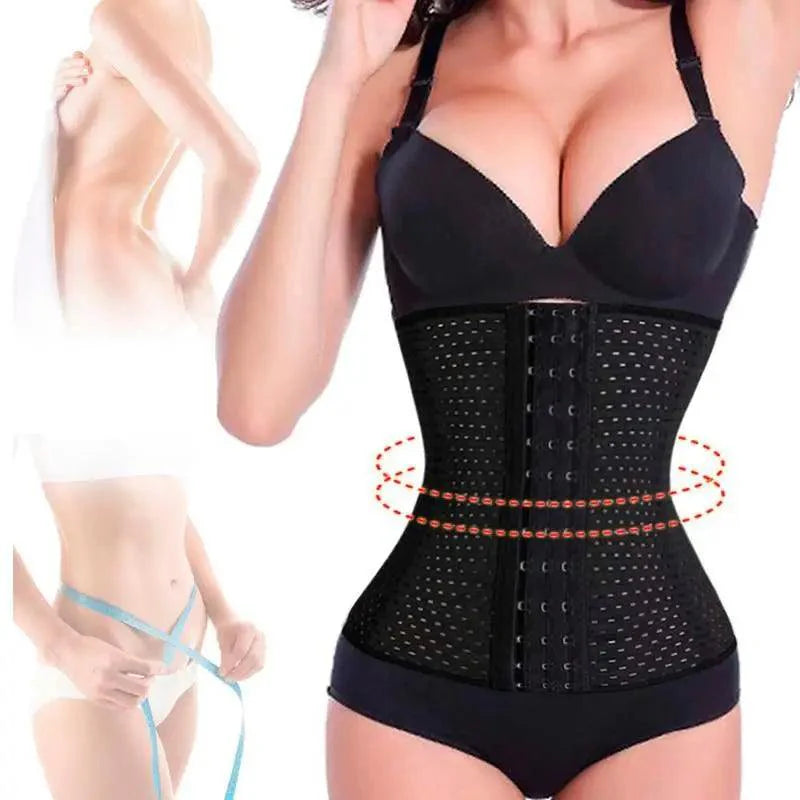 Women's Waist Cincher Shapewear Slimming Belt with Spiral Boning