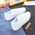 Women’s White Business Sneakers Lightweight Casual Platform Shoes