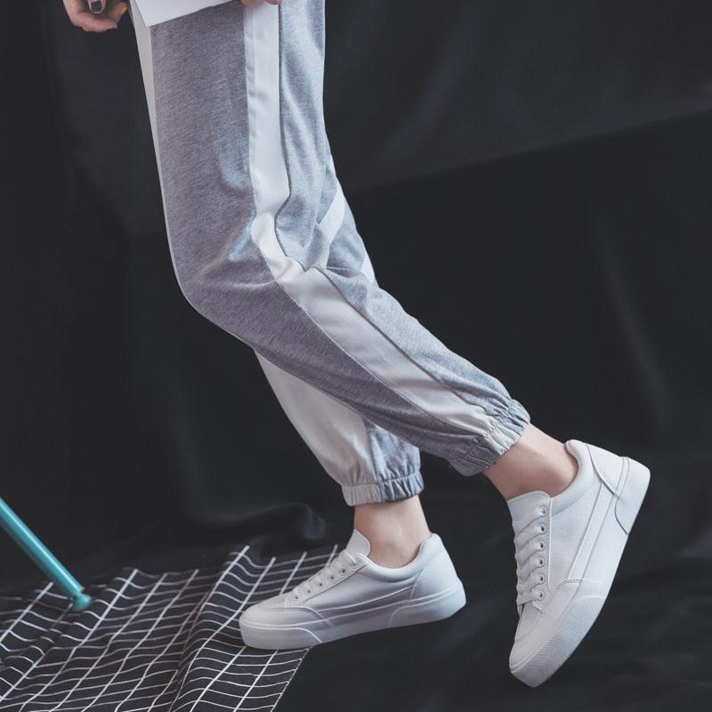 Women’s White Business Sneakers Lightweight Casual Platform Shoes