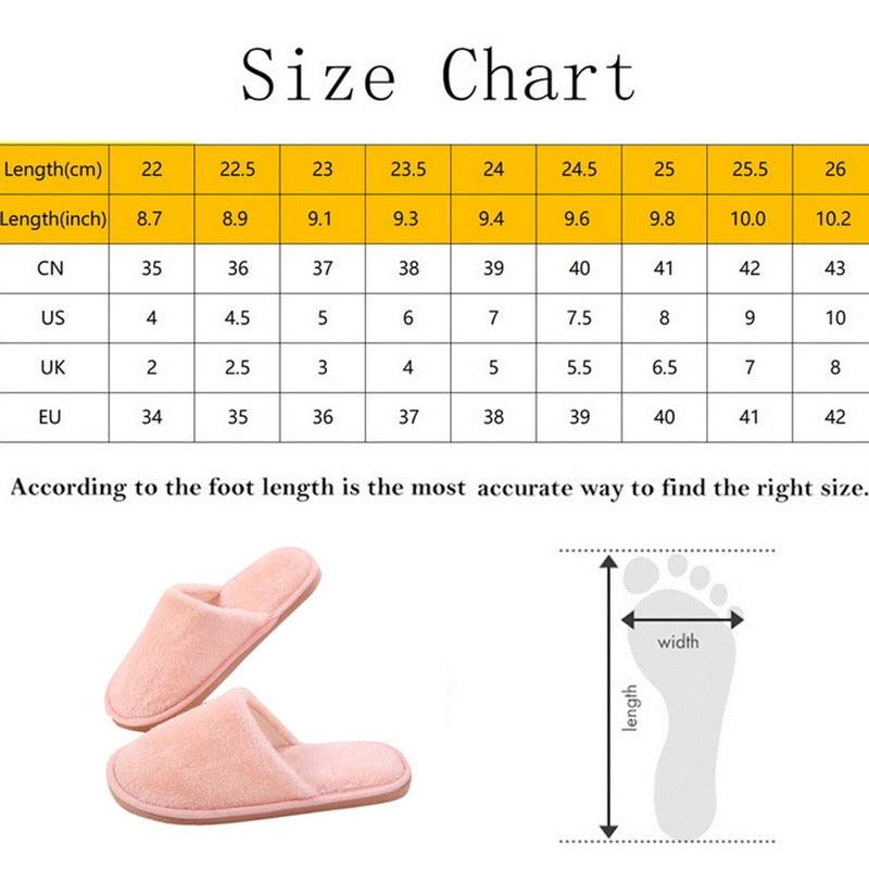 Plush Heart Slippers for Women & Girls - Soft Indoor House Shoes