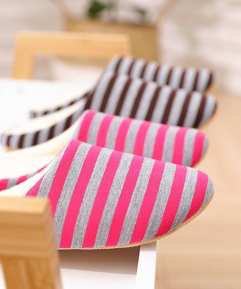 Women's Cat Face Furry Slippers – Soft Plush Warm House Shoes