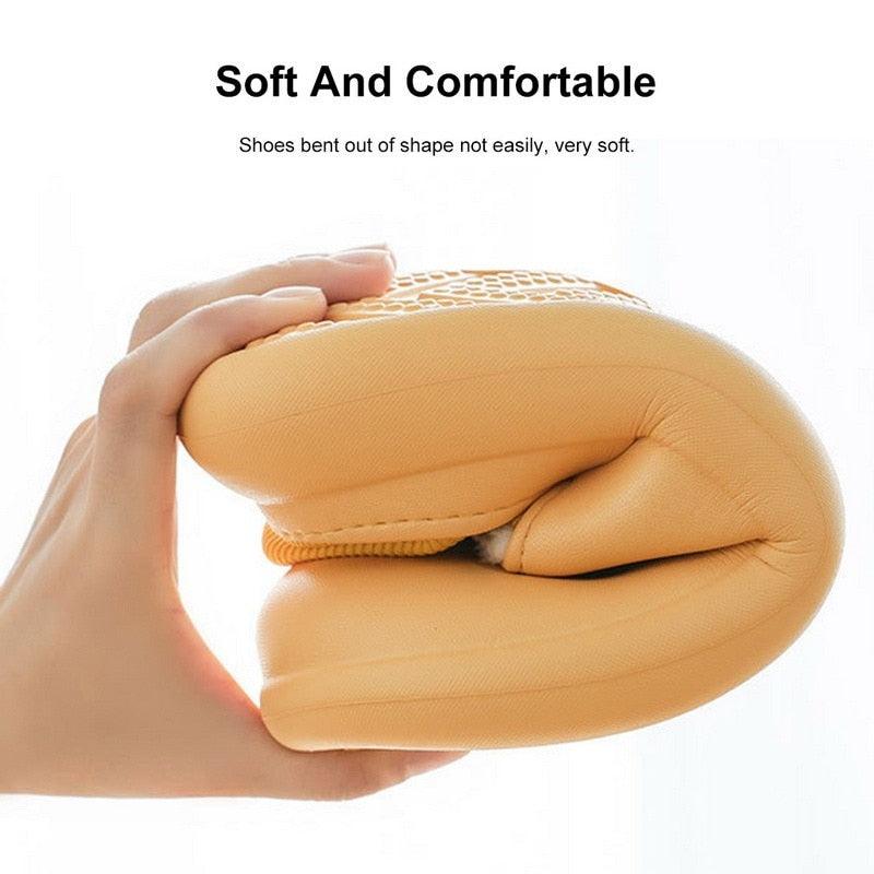 Women’s Plush Cat Slippers with Memory Foam & Non-Slip Sole