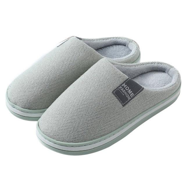 Plush Memory Foam Winter House Slippers for Indoor Home Comfort