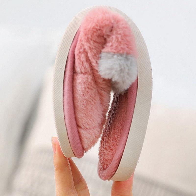 Plush Memory Foam Winter House Slippers for Indoor Home Comfort
