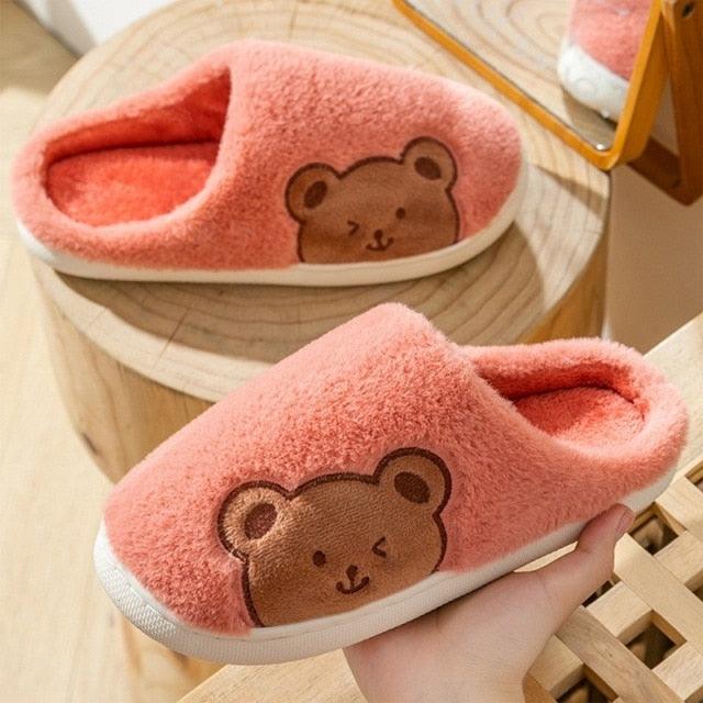 Plush Memory Foam Winter House Slippers for Indoor Home Comfort