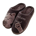 Plush Cat Animal Indoor House Slippers with Memory Foam Comfort