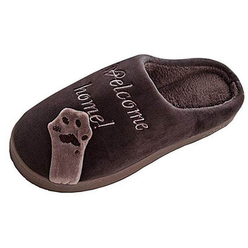 Plush Cat Animal Indoor House Slippers with Memory Foam Comfort
