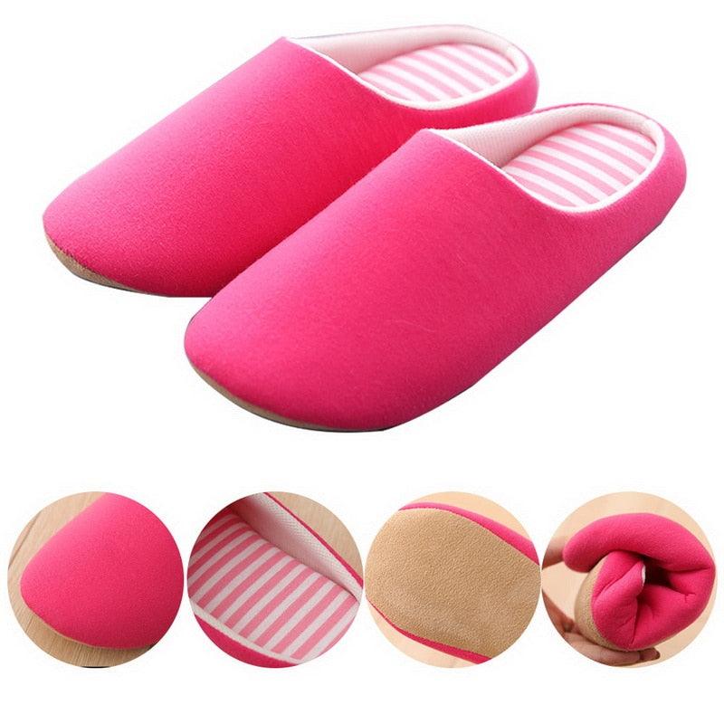 Plush Cat Animal Indoor House Slippers with Memory Foam Comfort