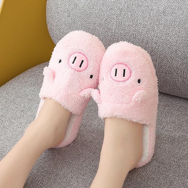 Women’s Plush Memory Foam Cat Slippers – Cozy Warm Indoor House Shoes