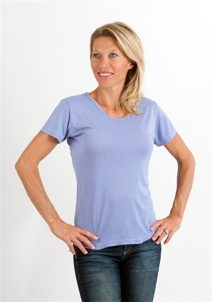 Women's Bamboo Viscose Scoop Neck T-Shirt
