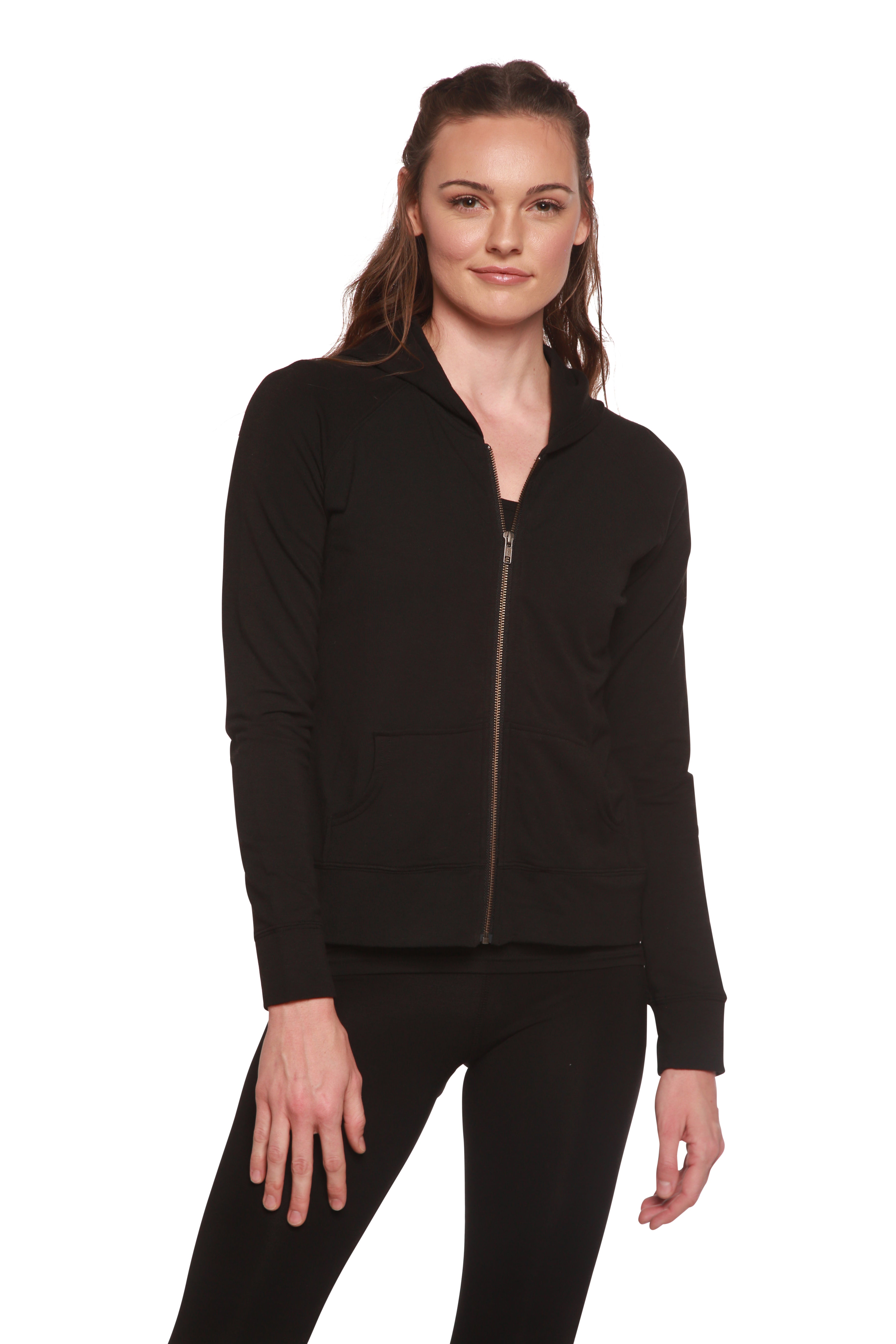 Women's Bamboo French Terry Zip Hoodie