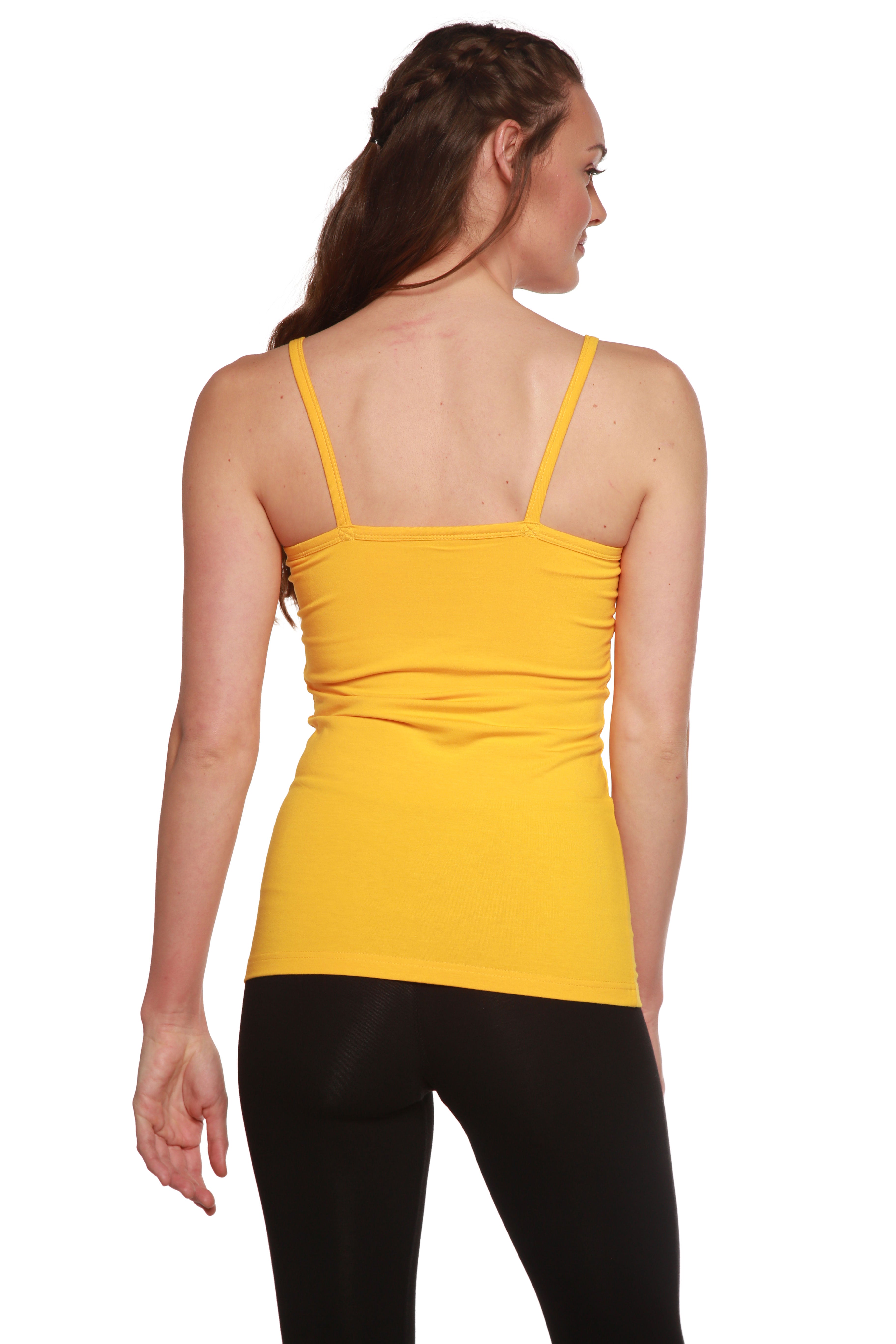 Women's Bamboo Cotton Camisole with Shelf Bra