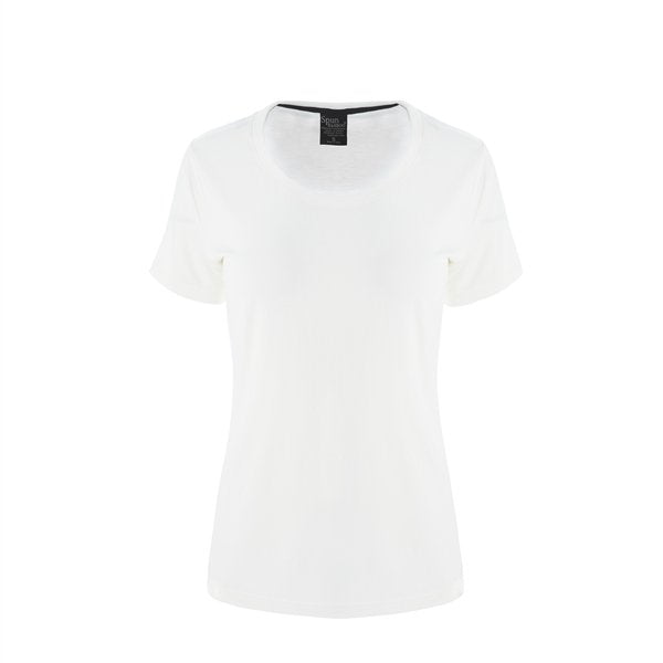 Women's Bamboo Cotton Scoop Neck T-Shirt Short Sleeve