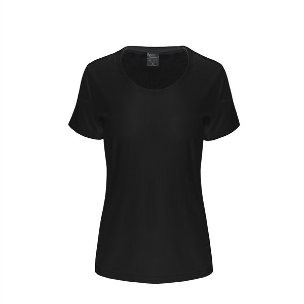 Women's Bamboo Cotton Scoop Neck T-Shirt Short Sleeve