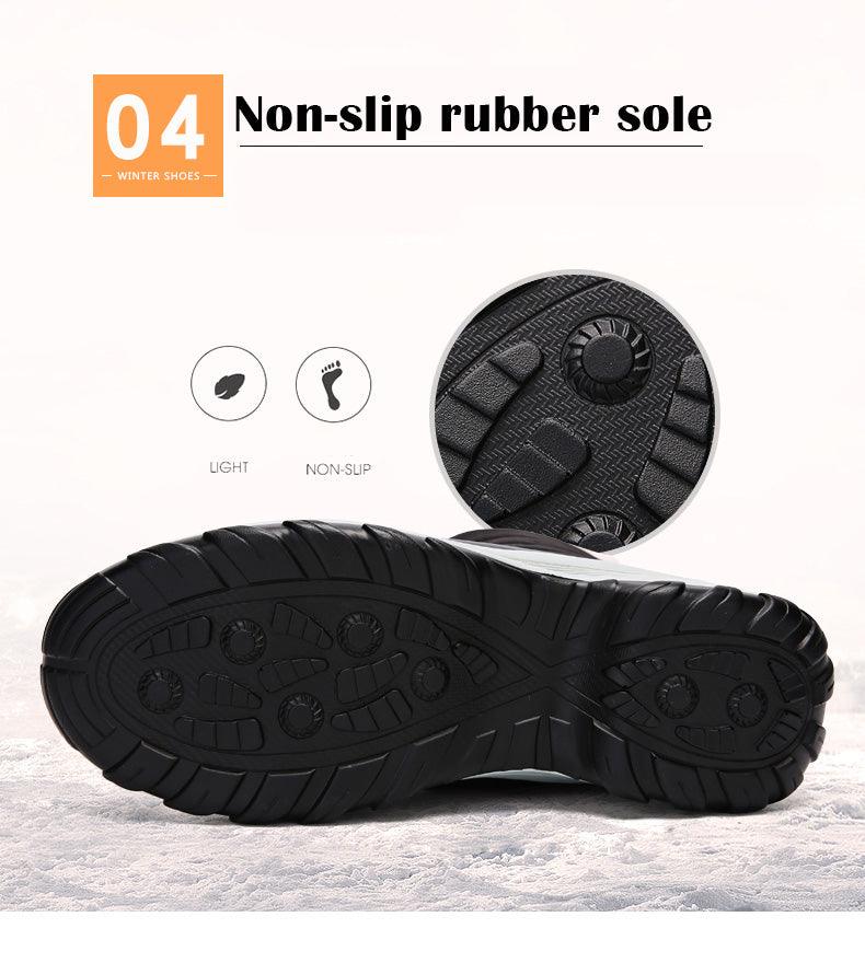 Women’s Waterproof Leather Winter Hiking Boots – Fur Lined Warm