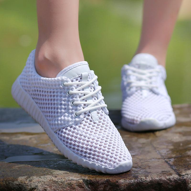 Women’s Lightweight Mesh Walking Sneakers – Comfortable Casual Shoes