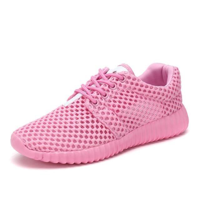 Women’s Lightweight Mesh Walking Sneakers – Comfortable Casual Shoes