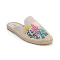 Women's Hemp Orthopedic Floral Slides Comfy Indoor Outdoor Slippers