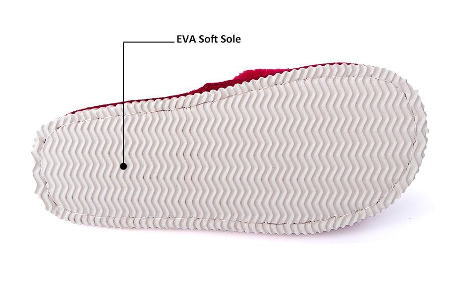 Women’s Plush Faux Fur Slippers with Memory Foam & Soft EVA Sole