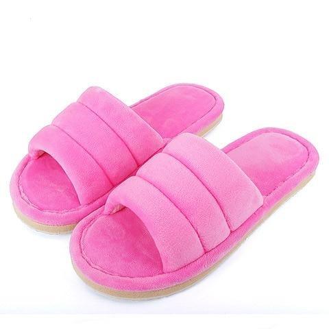Women’s Plush Faux Fur Slippers with Memory Foam & Soft EVA Sole