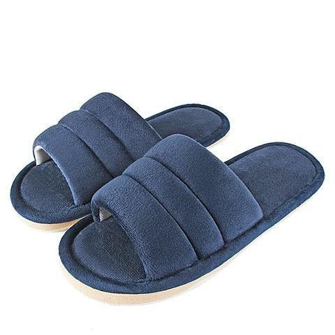 Women’s Plush Faux Fur Slippers with Memory Foam & Soft EVA Sole