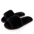 Women’s Plush Faux Fur Slippers with Memory Foam & Soft EVA Sole
