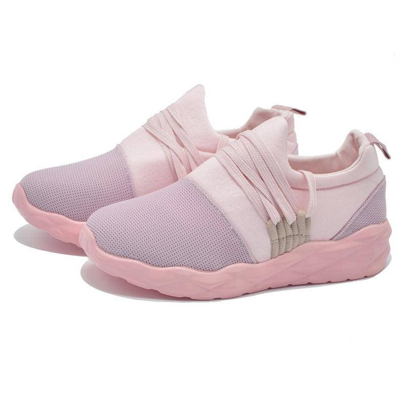 Women's Breathable Vulcanized Walking Sneakers - Lightweight Sport
