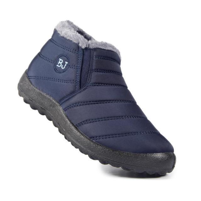 Women’s Fur Lined Waterproof Snow Booties – Warm Winter Shoes